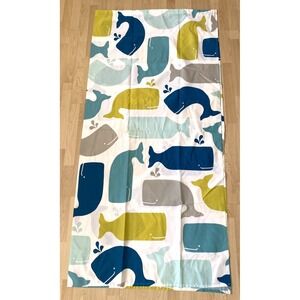 Pillowfort Whale Bath Shower Curtain NWOT 68" x 72"